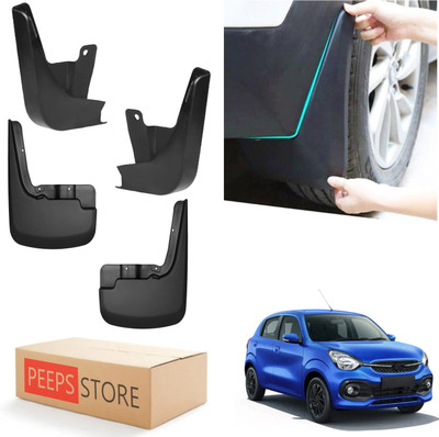PEEPS STORE Mud Flap For Maruti Celerio LXI Petrol 2021(Black)