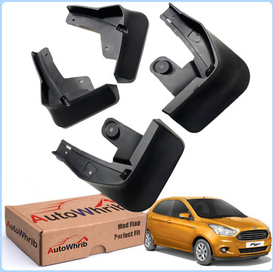 Autowhrib Mud Flap For Ford Figo 2015(Black)