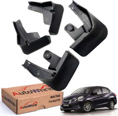 Autowhrib Mud Flap For Honda Amaze VX Diesel NA(Black)