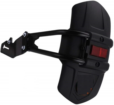 Hybrid Motors Rear Mud Guard For Universal For Bike Universal For Bike NA(Black)