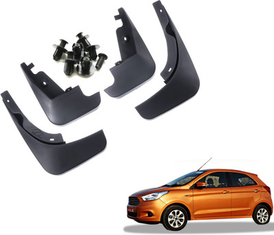 WolkomHome Mud Flap, Front Mud Guard, Rear Mud Guard For Ford Figo 1.2P Ambiente MT 2015(Black)