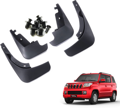WolkomHome Mud Flap, Front Mud Guard, Rear Mud Guard For Mahindra TUV-300 NA(Black)