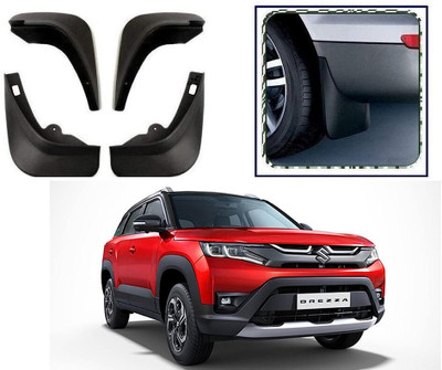 Smstrader Rear Mud Guard, Front Mud Guard For Maruti BRZ NA(Black)