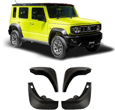 GS Grow n Shine Front Mud Guard, Rear Mud Guard For Maruti Jimny NA(Black)