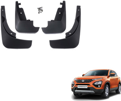 PEEPS STORE Front Mud Guard, Rear Mud Guard For Tata Harrier NA(Black)