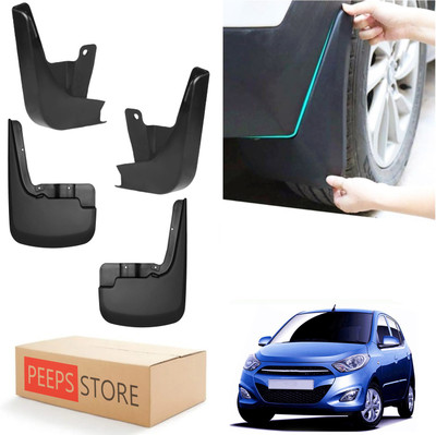 PEEPS STORE Mud Flap For Hyundai i10 1.2L 2013(Black)