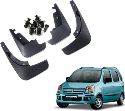 WolkomHome Mud Flap, Front Mud Guard, Rear Mud Guard For Maruti WagonR 2009(Black)