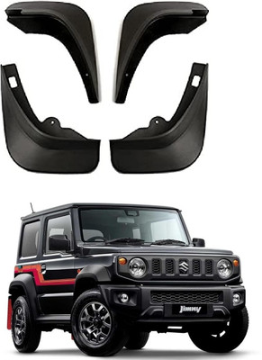 Smstrader Front Mud Guard, Rear Mud Guard For Maruti Jimny NA(Black)