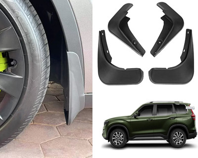 PEEPS STORE Rear Mud Guard, Front Mud Guard For Mahindra Scorpio 2.2L NA(Black)