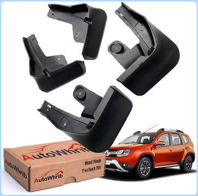 Autowhrib Mud Flap For Renault Duster NA(Black)