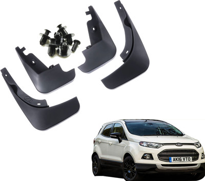 WolkomHome Mud Flap, Front Mud Guard, Rear Mud Guard For Ford Ecosport 1.0 Ecoboost Titanium Plus 2015(Black)