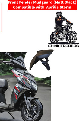CHINKI TRADERS Front Mud Guard For Aprilia NA 2024(Black)