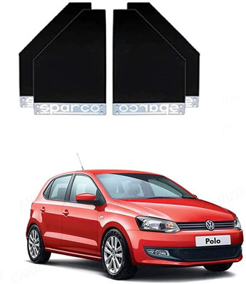 GS Grow n Shine Rear Mud Guard For Volkswagen Polo NA(Black)
