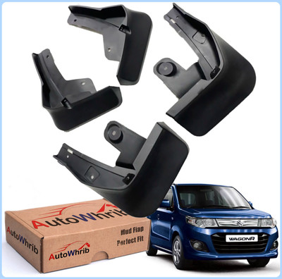 Autowhrib Mud Flap For Maruti WagonR 2017(Black)