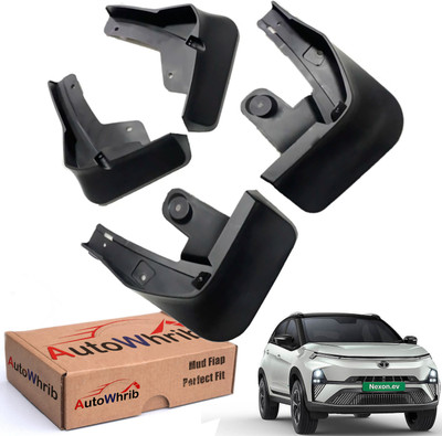 Autowhrib Mud Flap For Tata Nexon EV XM 2023(Black)
