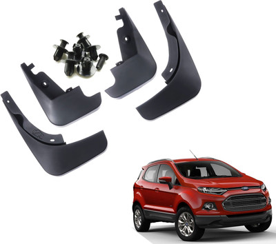 Decor S M Mud Flap, Front Mud Guard, Rear Mud Guard For Ford Ecosport 1.2P Trend MT 2017(Black)