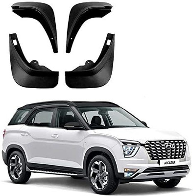 Goodzup Front Mud Guard, Rear Mud Guard For Maruti NA 2021(Black)