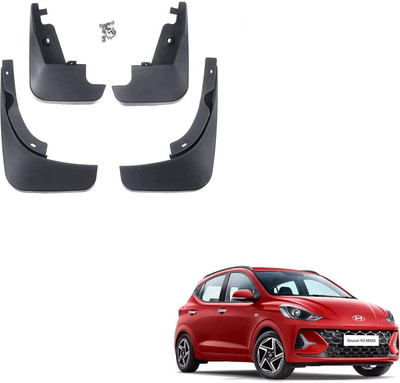 Goodzup Front Mud Guard For HYUNDAI Grand I10 Nios Asta U2 1.2 CRDi 2021(Black)