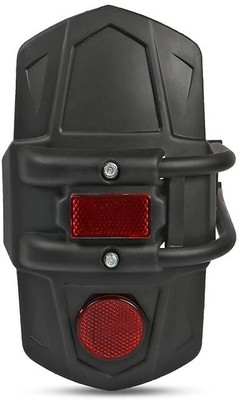 FAVOURITE RIDERS Rear Mud Guard For Bajaj Universal For Bike 2021(Black)
