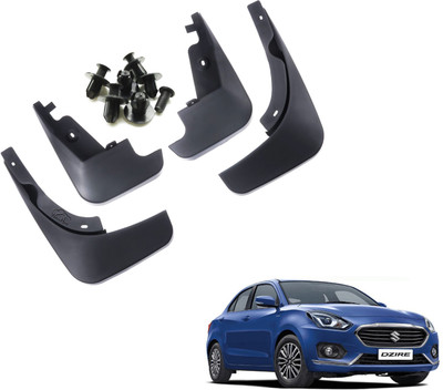 WolkomHome Mud Flap, Front Mud Guard, Rear Mud Guard For Maruti Swift Dzire 2017(Black)