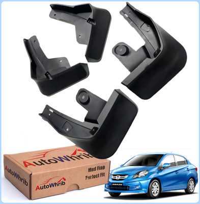 Autowhrib Mud Flap For Honda Amaze VX Petrol NA(Black)