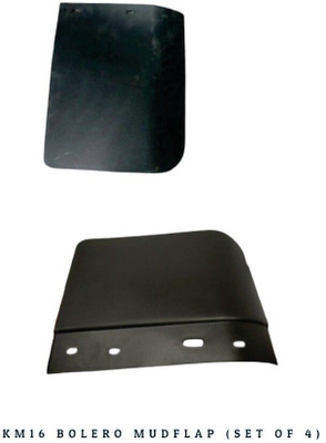 Guideauto Mud Flap For MAHINDRA Bolero 2014(Black)