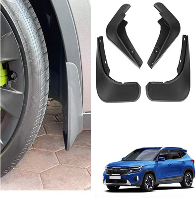 PEEPS STORE Rear Mud Guard, Front Mud Guard For Kia Seltos NA(Black)