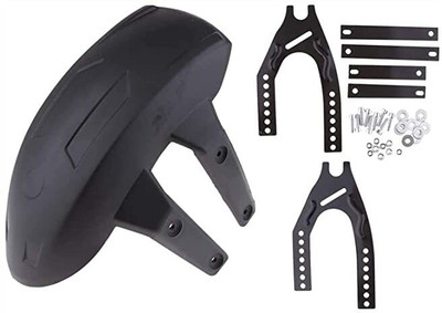 MOTO XSPEED Rear Mud Guard For Universal For Bike Universal For Bike 2010, 2021(Black)
