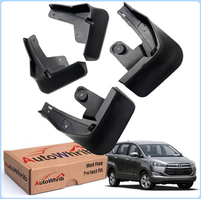 Autowhrib Mud Flap For Toyota Innova Crysta NA(Black)