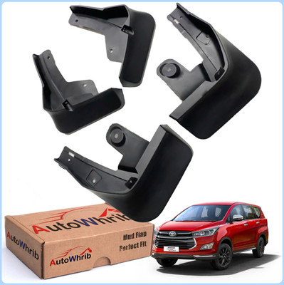 Autowhrib Mud Flap For Toyota Innova Crysta 2016(Black)