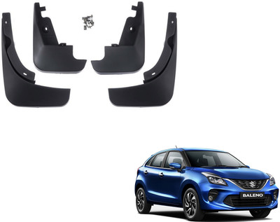 PEEPS STORE Front Mud Guard, Rear Mud Guard For Maruti Baleno NA(Black)