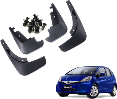 WolkomHome Mud Flap, Front Mud Guard, Rear Mud Guard For Honda Jazz 2009(Black)