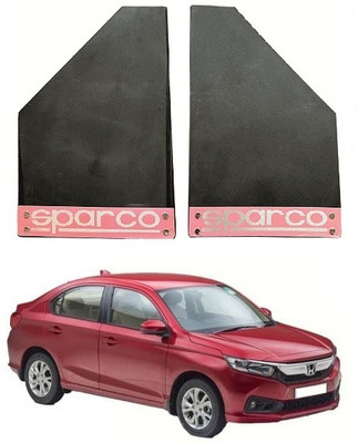 OOLTAH PAHIYA Rear Mud Guard, Front Mud Guard For Honda Amaze E Diesel 2018(Black)