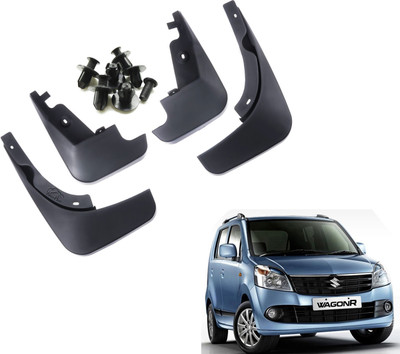 CARMART Mud Flap, Front Mud Guard, Rear Mud Guard For Maruti WagonR 2010(Black)