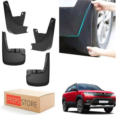 PEEPS STORE Mud Flap For Maruti Vitara Brezza ZXI Plus AT Petrol 2022(Black)