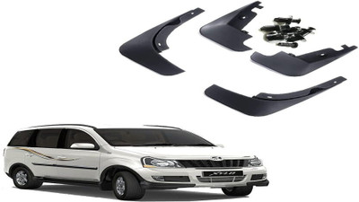 CARMART Rear Mud Guard, Front Mud Guard For Indian Xylo 2020, 2021, 2022, 2023, 2024(Black)