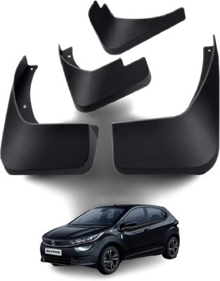 nawani genuine parts Front Mud Guard, Rear Mud Guard For Tata Altroz XE Petrol NA(Black)