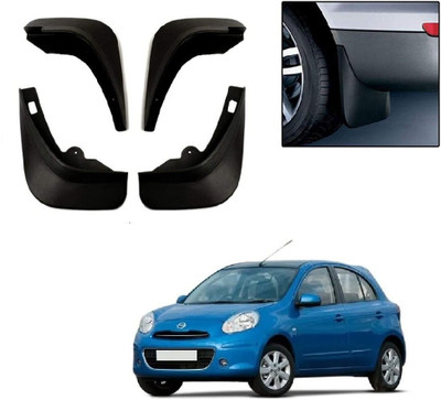 ROSHNEER ENTERPRISES Mud Flap For Nissan Micra NA(Black)