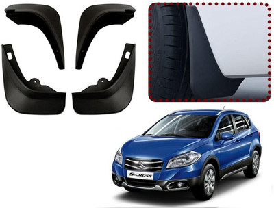 shopdream Front Mud Guard, Rear Mud Guard For Maruti S-Cross 2015(Black)