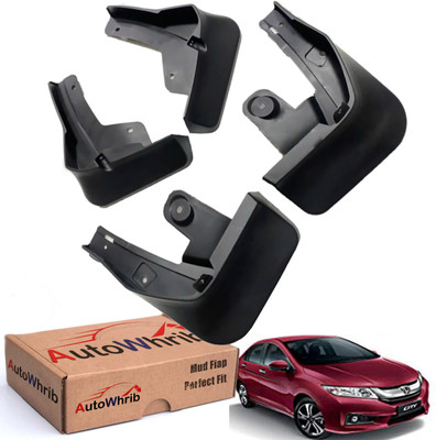Autowhrib Mud Flap For Honda City 2016(Black)