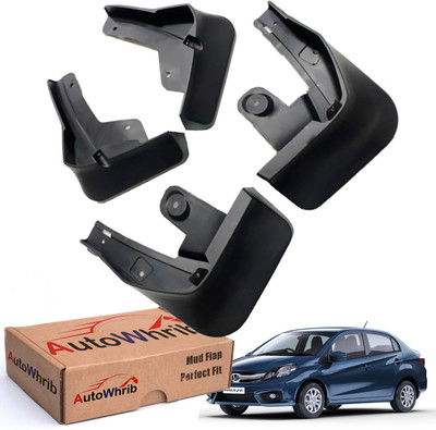 Autowhrib Mud Flap For Honda Amaze V Diesel NA(Black)