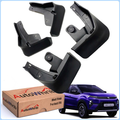 Autowhrib Mud Flap For Tata Nexon 2023(Black)