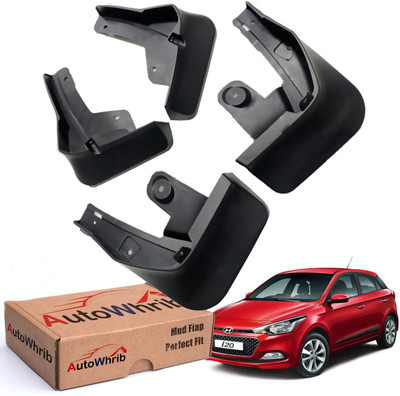 Autowhrib Mud Flap For Hyundai Elite i20 NA(Black)