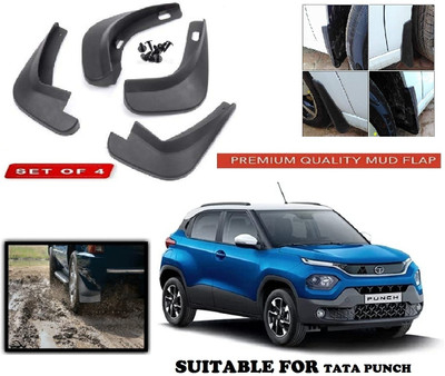 Samridh Auto Mud Flap, Front Mud Guard, Rear Mud Guard For Tata NA 2021(Black)