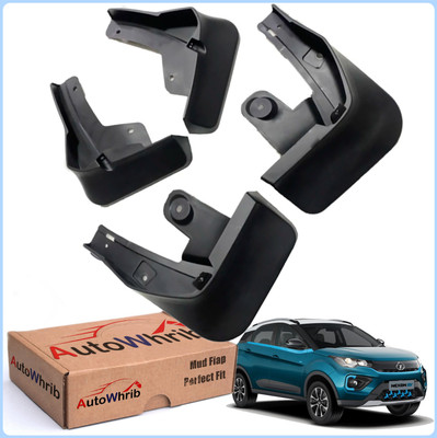 Autowhrib Mud Flap For Tata Nexon EV XM 2020(Black)