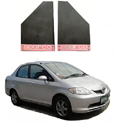 OOLTAH PAHIYA Rear Mud Guard, Front Mud Guard For Honda New City NA(Black)