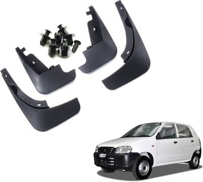 Decor S M Mud Flap, Front Mud Guard, Rear Mud Guard For Maruti Alto NA(Black)