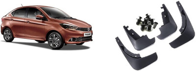 Uneestore Front Mud Guard, Rear Mud Guard For Tata Tigor NA(Black)