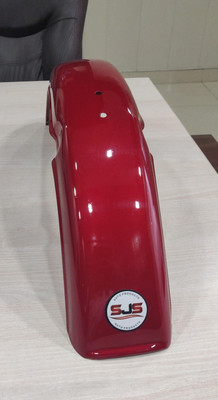 S J S AUTO PRODUCTS Front Mud Guard For TVS XL 100 NA(Red)