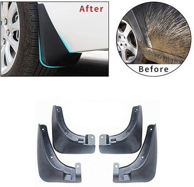 KBTR Mud Flap For Toyota Etios Liva 2020(Black)